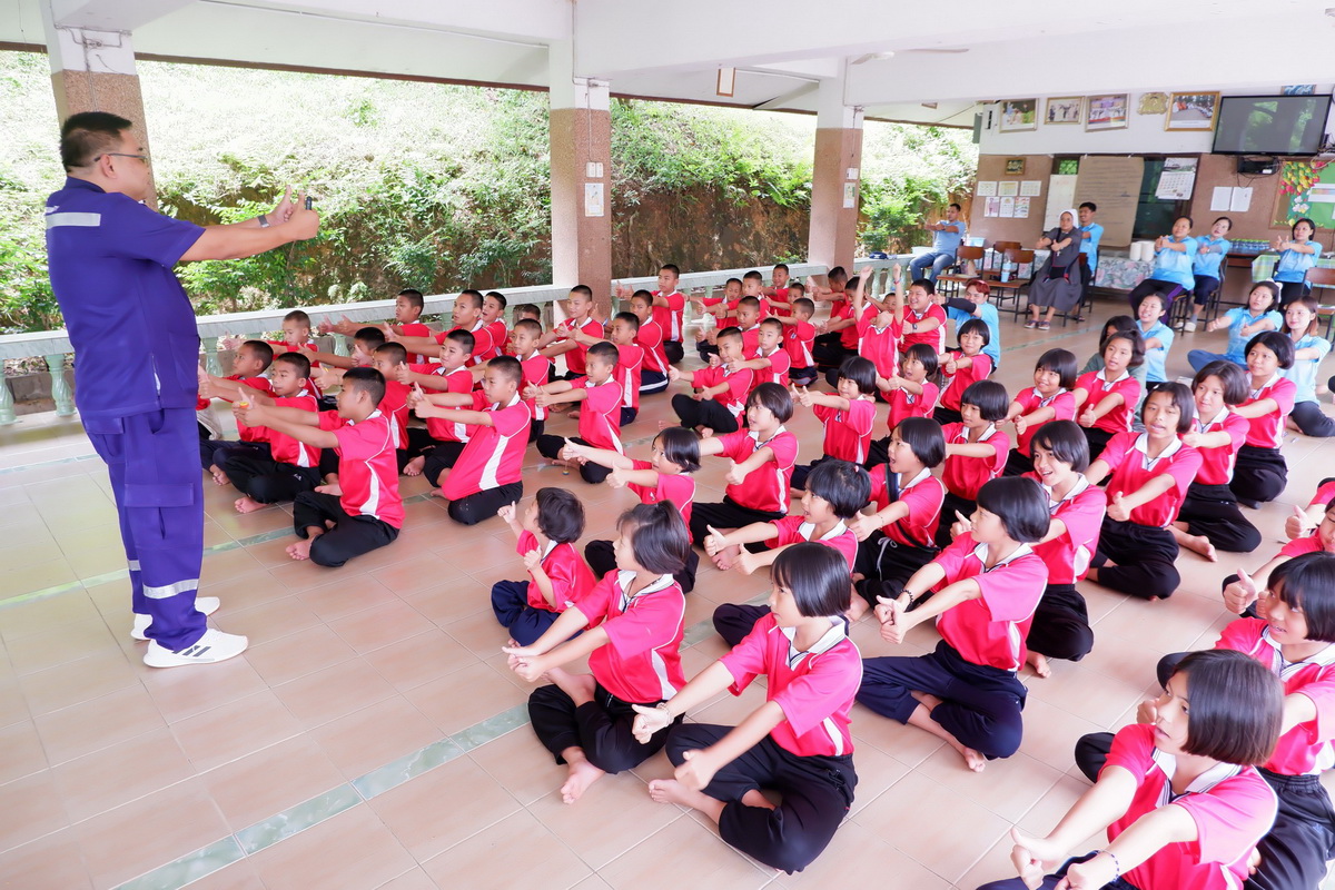 อบรมความปลอดภัย โดยความอนุเคราะห์จากเทศบาลตำบลท่าสุด