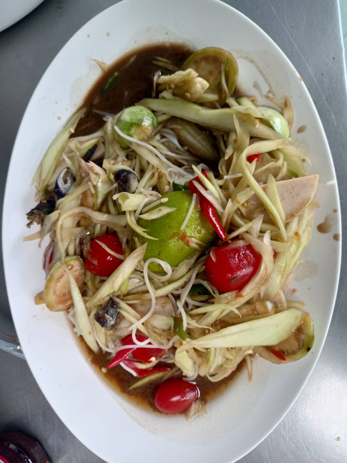 กิจกรรมทำ “ส้มตำ” ของเด็ก ๆ บ้านเกื้อกูล