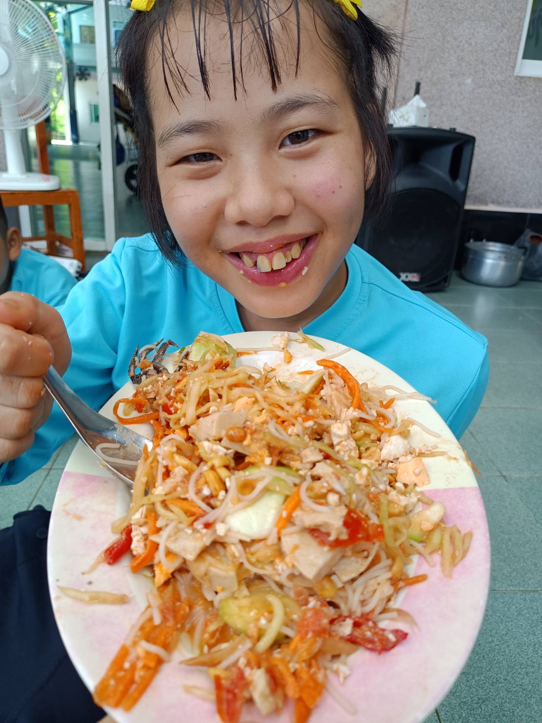 กิจกรรมทำ “ส้มตำ” ของเด็ก ๆ บ้านเกื้อกูล