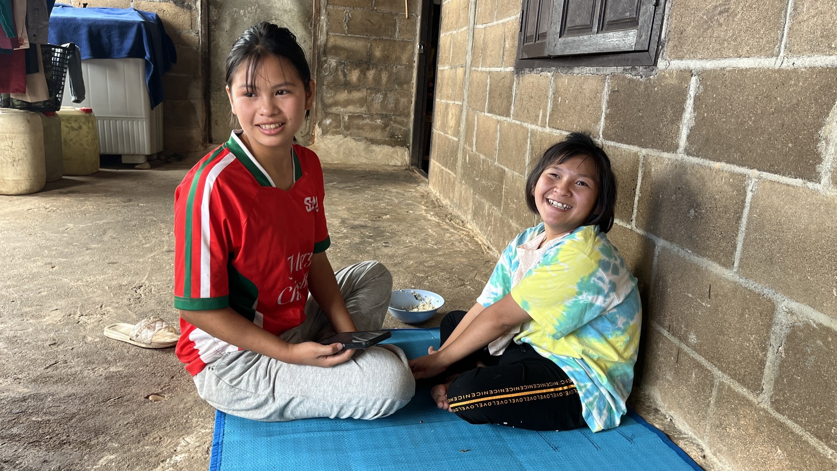 รอยยิ้ม เมื่อได้กลับบ้าน